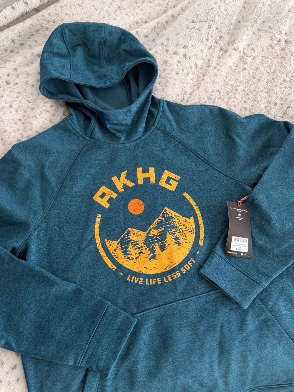 Duluth AKHG Teal Hooded Graphic Pullover